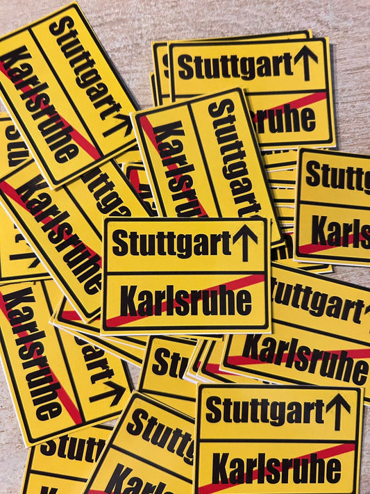 Ortsschild Stuttgart